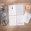 Meilensteinkarten - Designlinie Voll mit Liebe