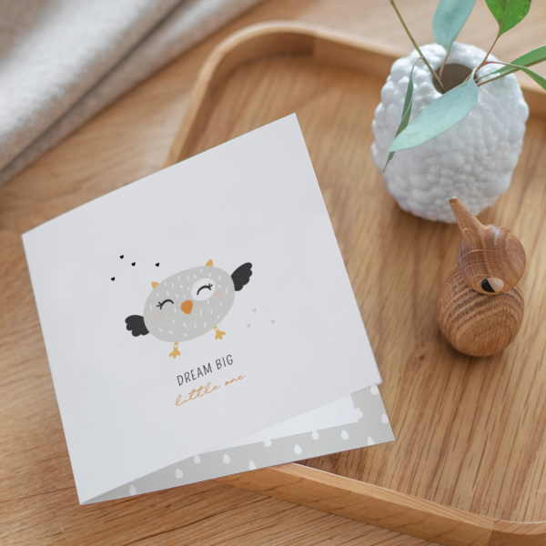 Geburtskarte Animal Smile