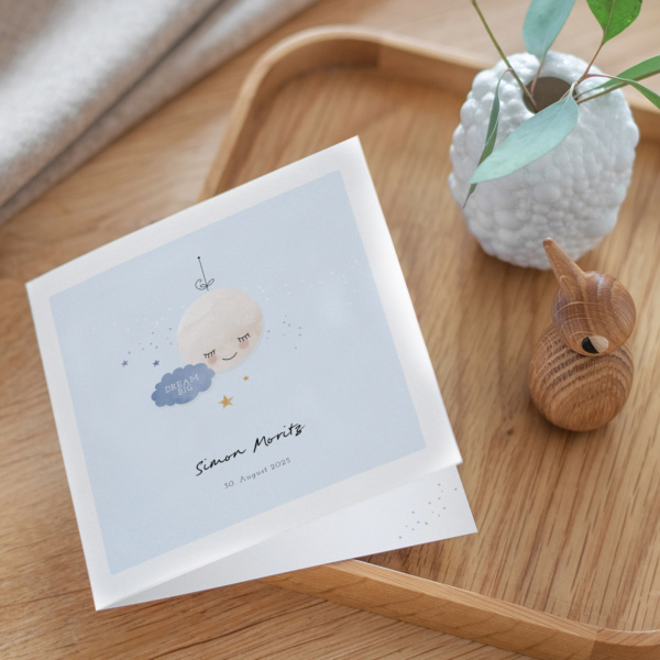 Geburtskarte Dream Big