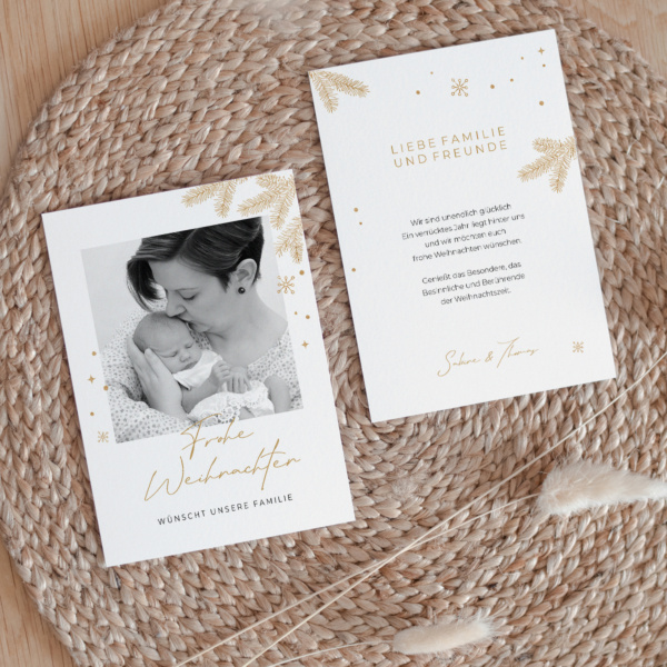 Weihnachtskarte Christmas Love