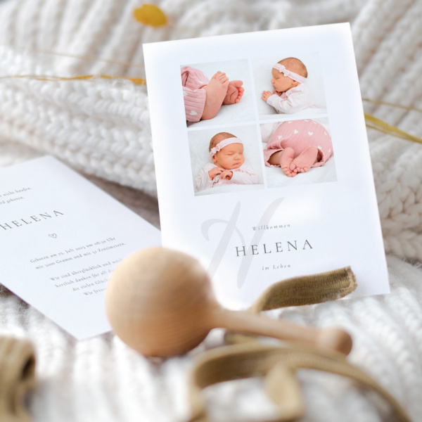 Geburtskarte Momente