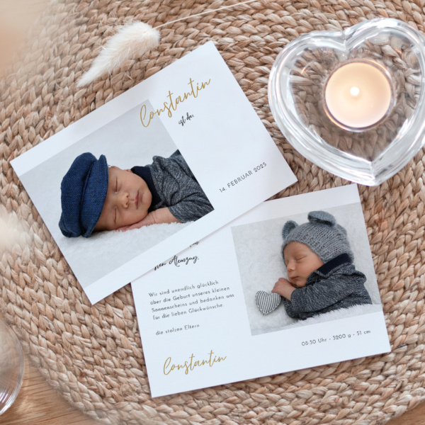 Geburtskarte Lieblingsstar