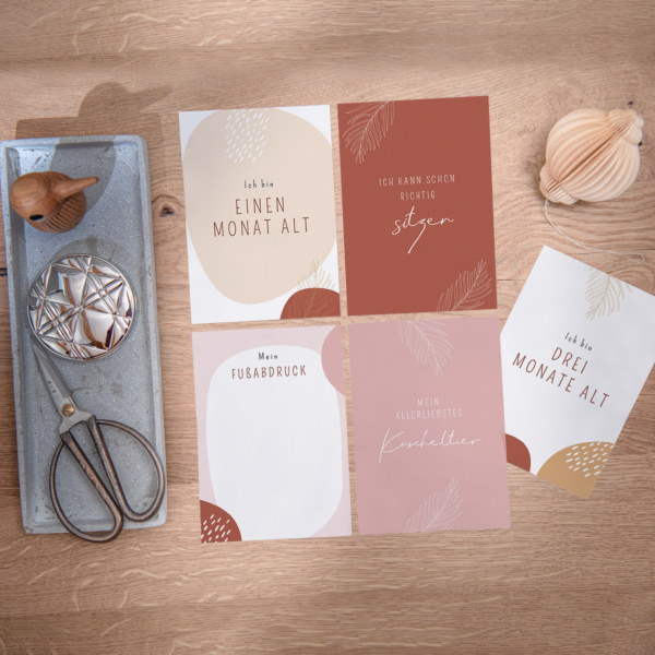 Meilensteinkarten - Glückskind
